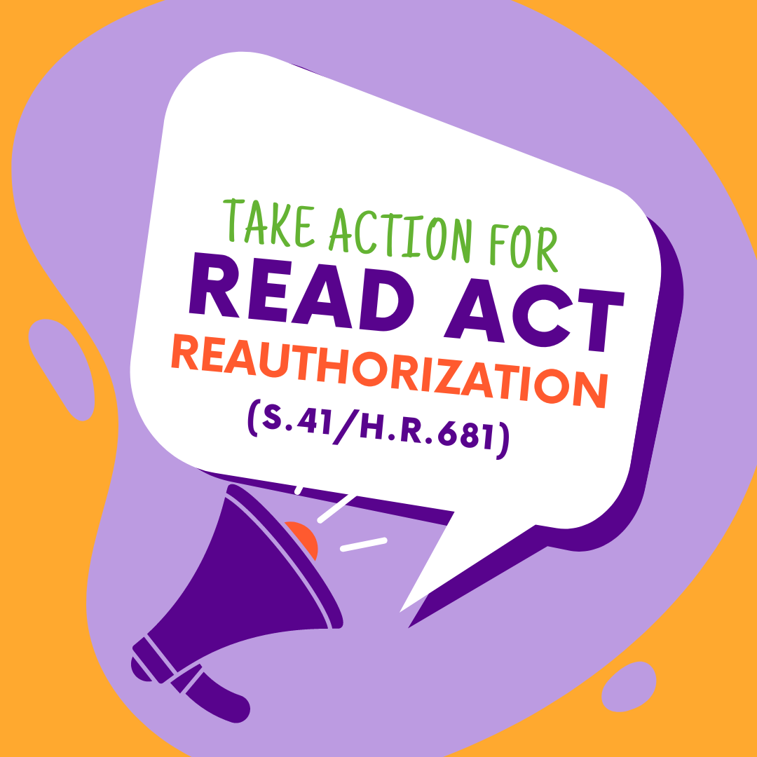 Take action for READ Reauthorization! (s.41/H.R.681)