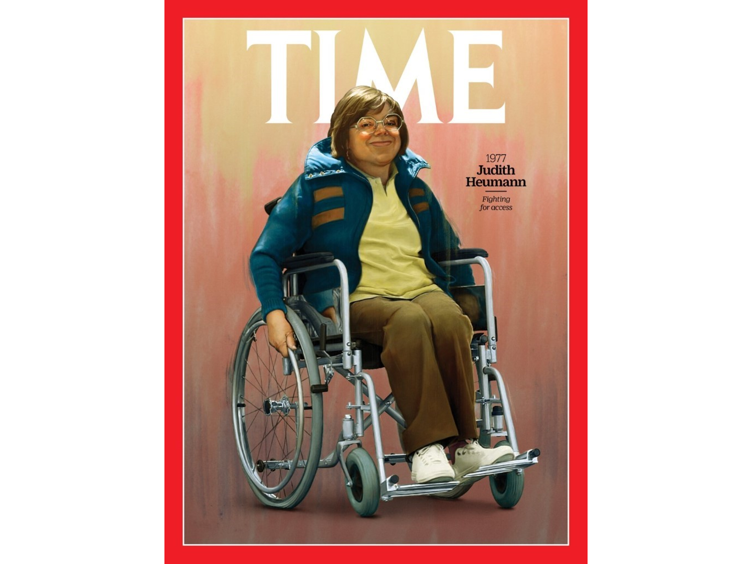 Cover of Time Magazine with a picture Judith Heumann
